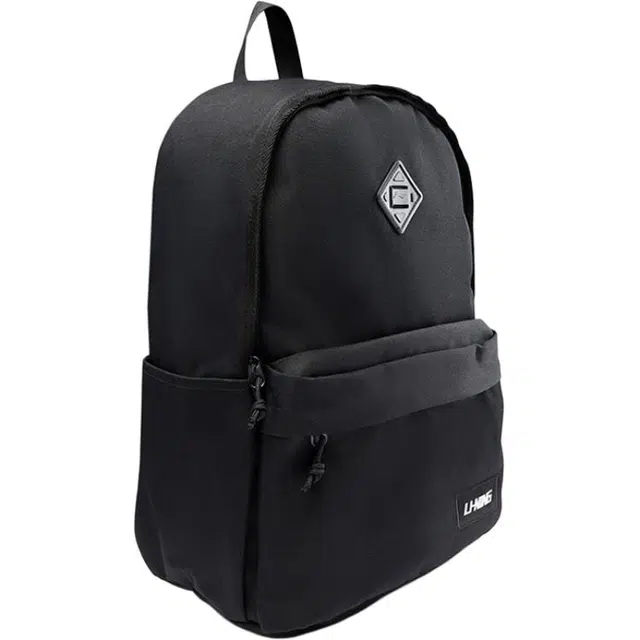 李宁儿童 运动生活系列 时尚轻便简约休闲 聚酯纤维 童包 青少年 黑色