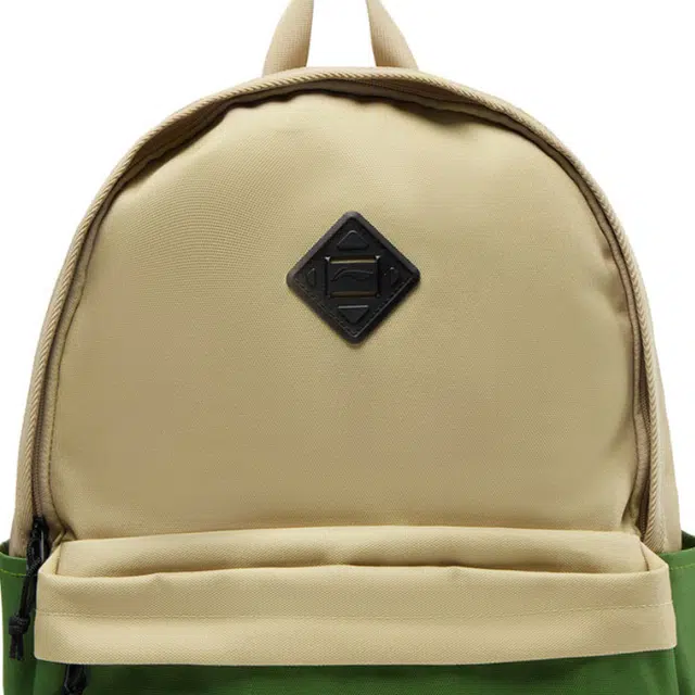 李宁儿童 运动生活系列 时尚轻便简约运动休闲 聚酯纤维 童包 青少年 褐色配绿色