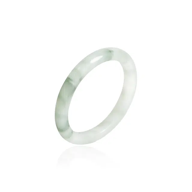 【甄选特级多翠】 重庆金店 青山黛美人贵妃镯 宫廷风古典优雅 温润柔和 雅韵吉祥如意平安顺遂通勤百搭轻奢质感#好运 天山翠 手镯 女款