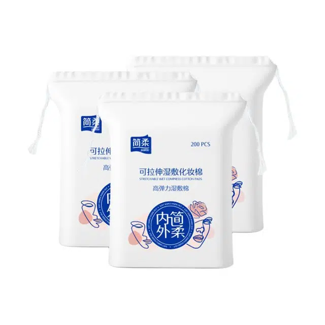 简柔 可拉伸湿敷化妆棉柔巾 一次性高弹力