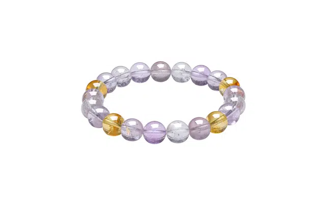 【紫气东来】 周六福 前程似锦事业顺利学业进步能量满满#好运处理 黄水晶 手串招财纳福 女款