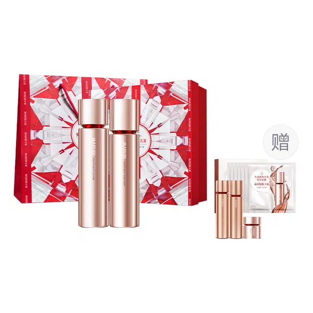 丸美 巧克力青春四抗好犀利礼盒  四抗护肤品 套装 紧致抗皱 提亮水乳 补水 化妆品 护肤品 礼盒装  淡纹紧致