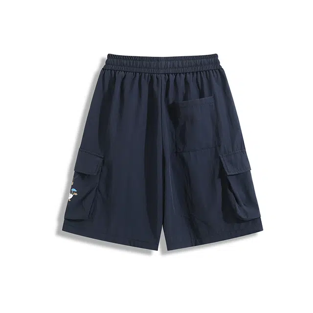 欧路得 腊肠狗速干宽松透气阔腿潮牌百搭五分休闲短裤 男款