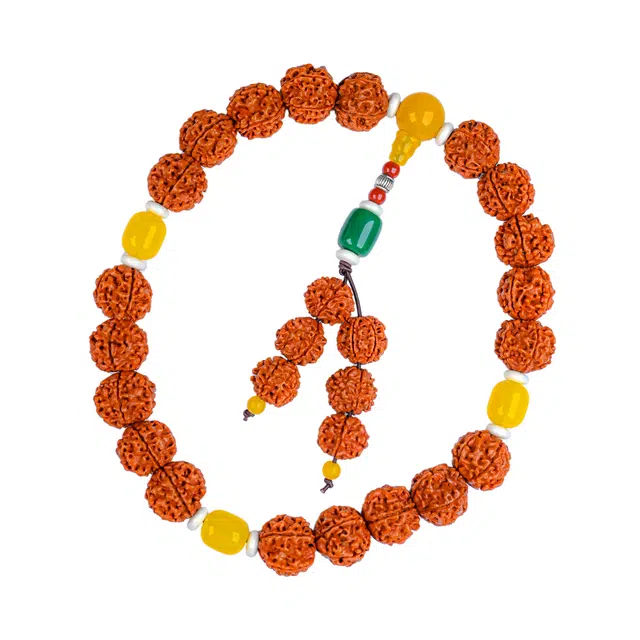 灵晔 国潮新中式盘玩佛珠转运珠饰品平安好运节节高升招财纳福念珠饰品复古文艺民族风盘玩#好运 金刚菩提 手串 男女同款情侣款