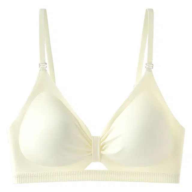 浪莎 隐形无痕文胸小胸显大防下垂聚拢调整型内衣薄款内衣夏日内搭防透款胸罩 女款