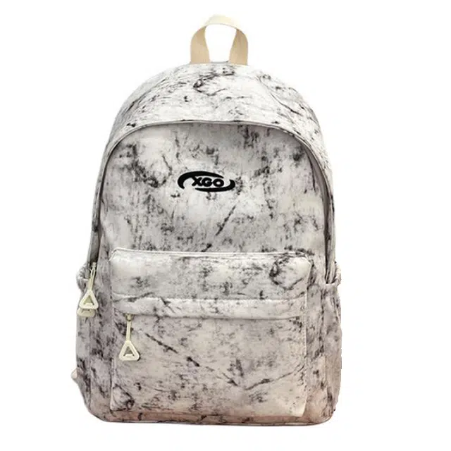 南潇湘 小清新精美潮版韩版初中生高中生大学生上课百搭 尼龙 双肩包 男女同款情侣款 多色