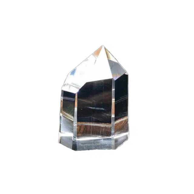 灵运宝 转运招财原石 晶体晶莹剔透 纯净如冰块天然 白水晶 摆件 男女同款情侣款