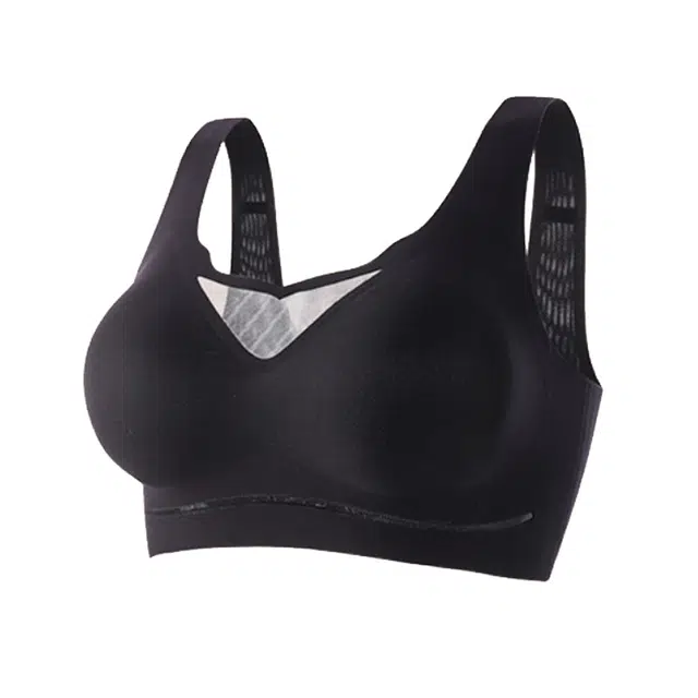 芬腾 纯色无痕聚拢背心式防下垂收副乳文胸 女款