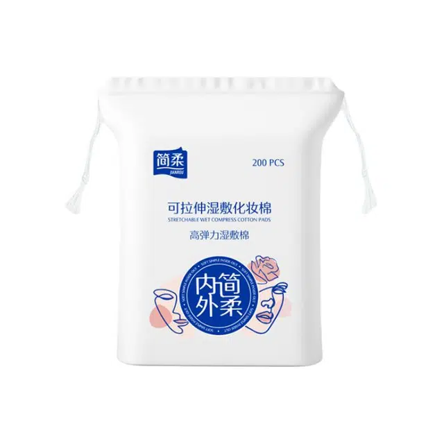 简柔 可拉伸湿敷化妆棉柔巾 一次性高弹力
