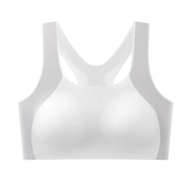 二三二三 透气吸汗防下垂胸罩亲肤柔软抑菌舒适侧收副乳内衣撞色简约时尚百搭日常通勤文胸 女款