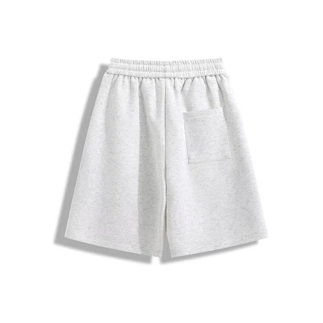 欧路得 美式撞色拼接夏季重磅潮牌运动五分裤子宽松阔腿中裤休闲短裤 男款