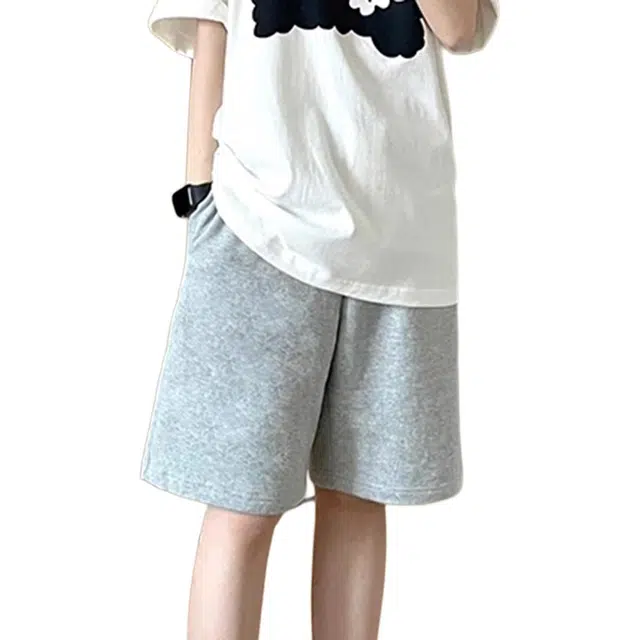 徐百货 美式运动薄款美式直筒五分裤潮流百搭宽松舒适休闲短裤 男女同款