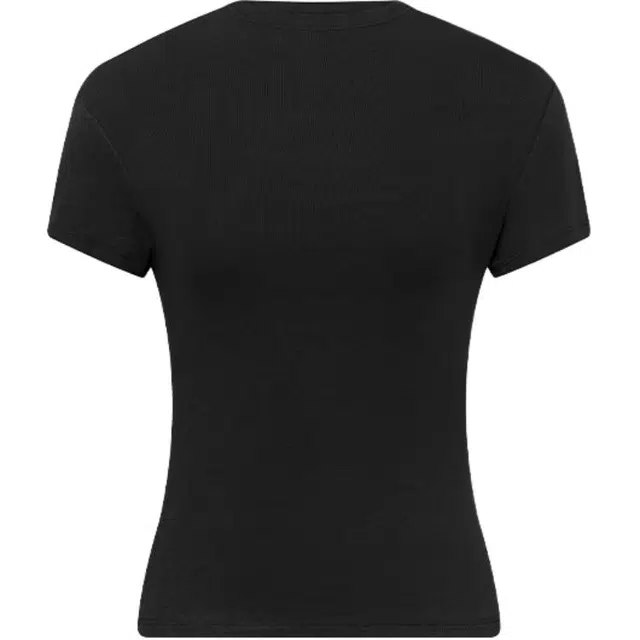 美洋 气质小高领修身纯色常规短袖通勤截短上衣 女款