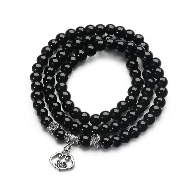 周帝王 祥云平安时尚百搭 黑檀 手串 男女同款情侣款