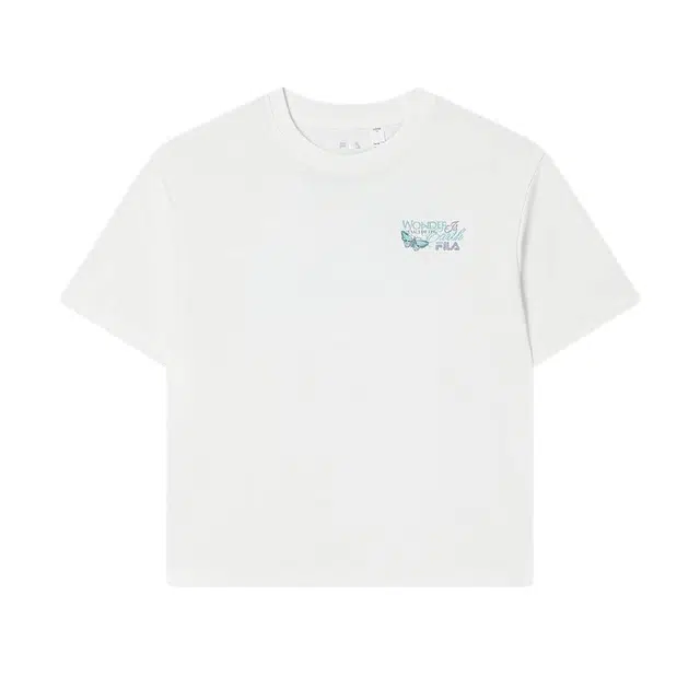 FILA x M.C.ESCHER HERITAGE logo SS25T -WT