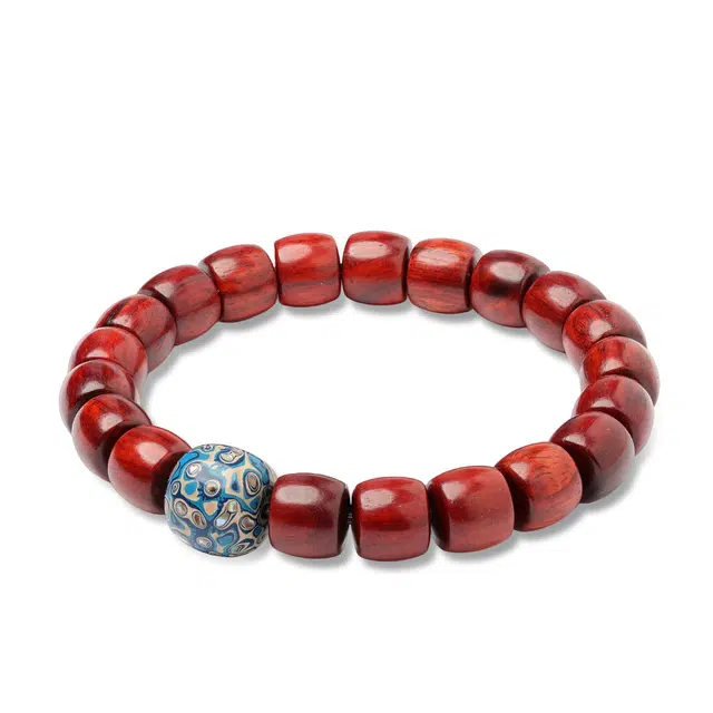 三檀小舍 大漆非遗工艺国风国潮新中式招财纳福 #好运 转运平安喜乐诸事顺利 小众设计文玩盘玩绕指柔 紫檀属 手串 男女同款情侣款