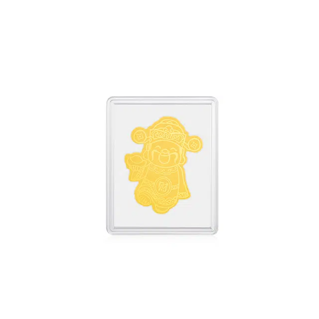 曼卡龙 财神爷#好运 金 挂件 男女同款情侣款