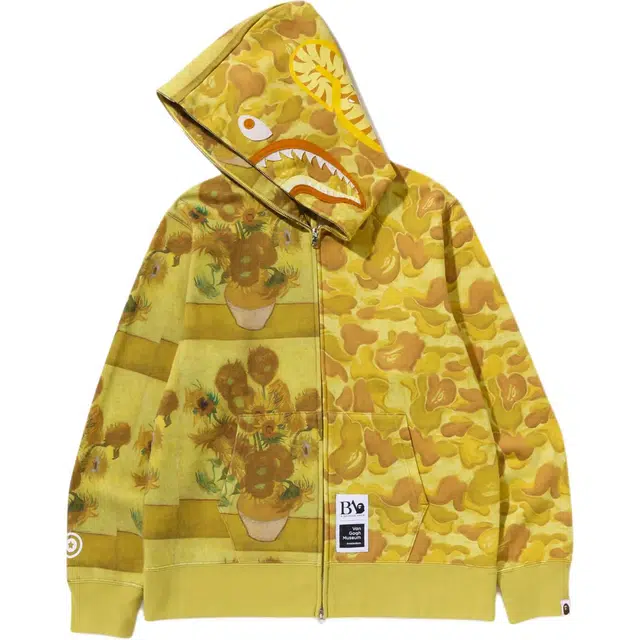 BAPE x Van Gogh Museum Shark Hoodie