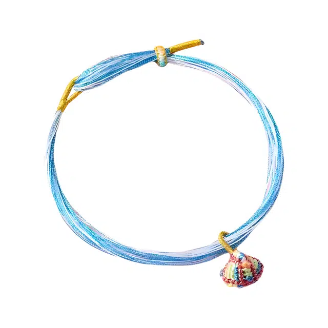 絮物 新中式五彩绳转运八方来财高端简约高级精致气质百搭平安喜乐立体小粽子造型幻彩绳小众设计#好运 织物 手绳 男女同款情侣款