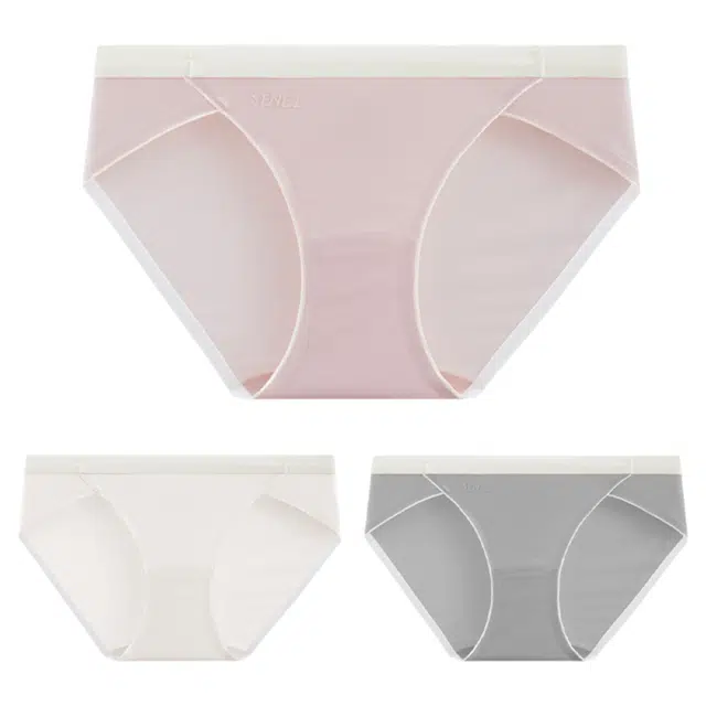 潞优野 无痕三角纯棉裆抗菌小香风运动健身夏季透气冰凉内裤 女款