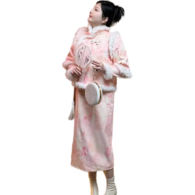 哒头下雨不愁 新中式简约舒适通勤上衣裙子裙装套装 女款