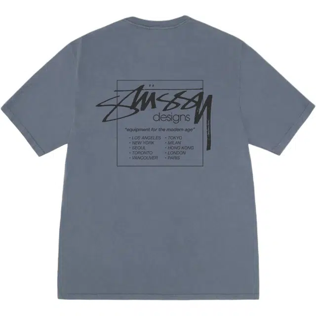Stussy SS25 MODERN AGE TEE PIGMENT DYED T