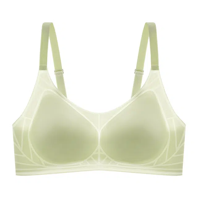 草本初色 冰丝软支撑果冻条超薄透气无痕提拉固定不跑杯文胸 女款