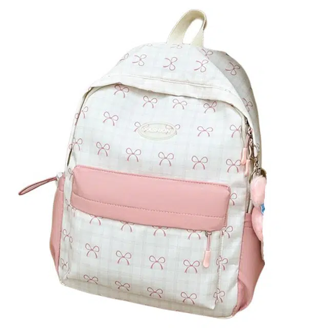 南潇湘 小清新高颜值精美 尼龙布 双肩包 男女同款情侣款 多色