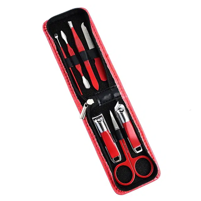 轻迎 国风生肖龙不锈钢指甲钳套盒美甲工具全套指甲剪套装指甲刀 便携