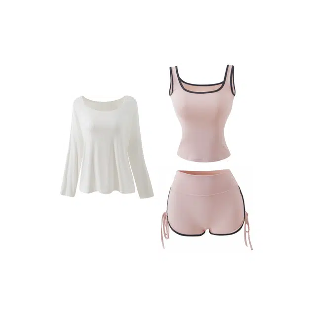 花山家的猫 甜美运动夏季背心罩衫制服 女款