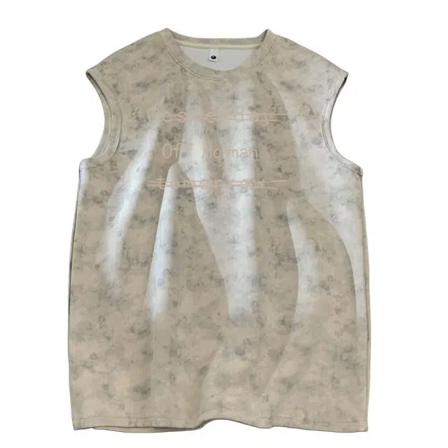 佐菲利 美式脏脏汗潮牌重磅宽松衣服运动坎肩无袖背心 男女同款