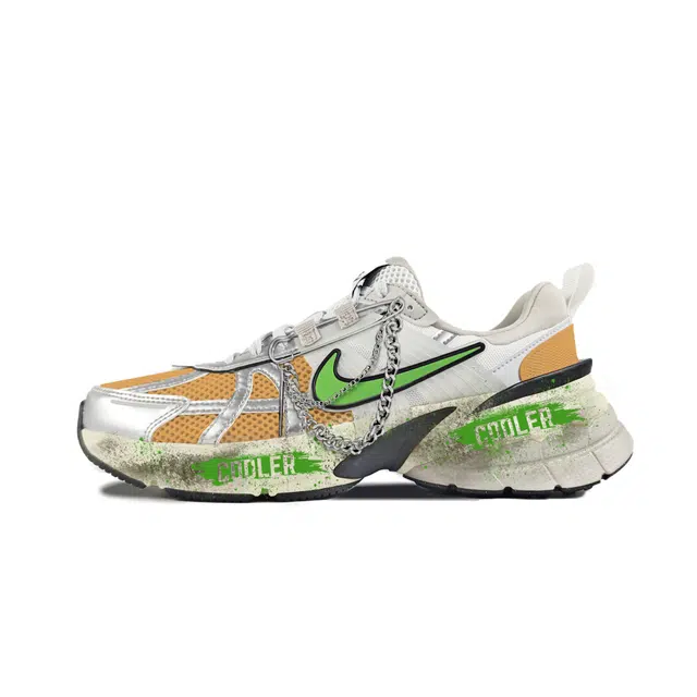 Nike V2K Run Orange Green