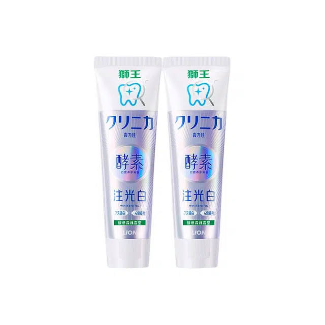 狮王 齿力佳水光酵素注光白牙膏成人去黄含氟 清新口气去牙渍美白去烟渍