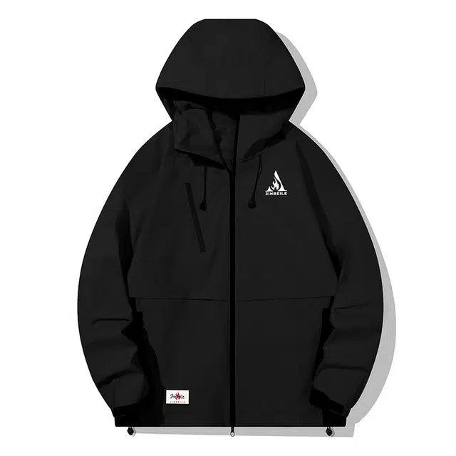 金贝勒 美式复古多巴胺防风防泼水工装舒适百搭户外风登山耐磨透气连帽夹克外套 男女同款