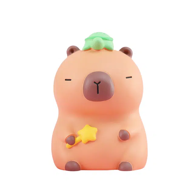 咕轹 可爱搪胶水豚 小猪储蓄罐 玩具