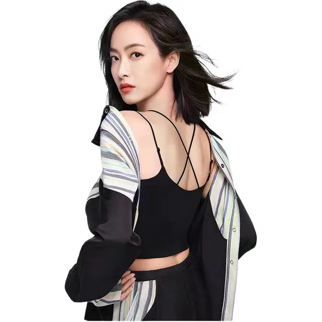 曼妮芬 纯色合身适中吊带 女款