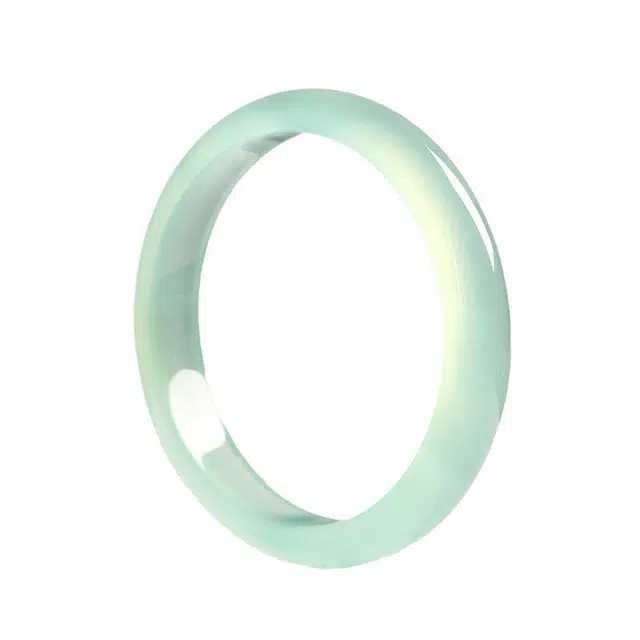 聆听花开 新中式古风半山半水渐变天青冻绿气质优雅 小众设计 精致风 玉髓 手镯 女款