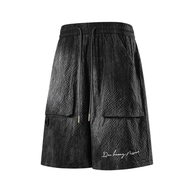 敦煌博物馆 美式复古学院风宽松跑步篮球训练五分薄款透气亲肤百搭运动休闲短裤 男女同款