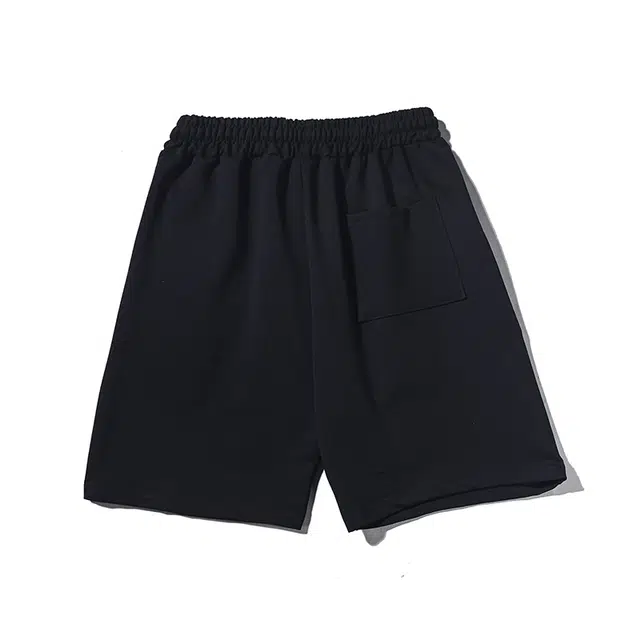 乱步 简约设计小众猫印花透气凉感宽松运动风五分裤休闲短裤 男女同款