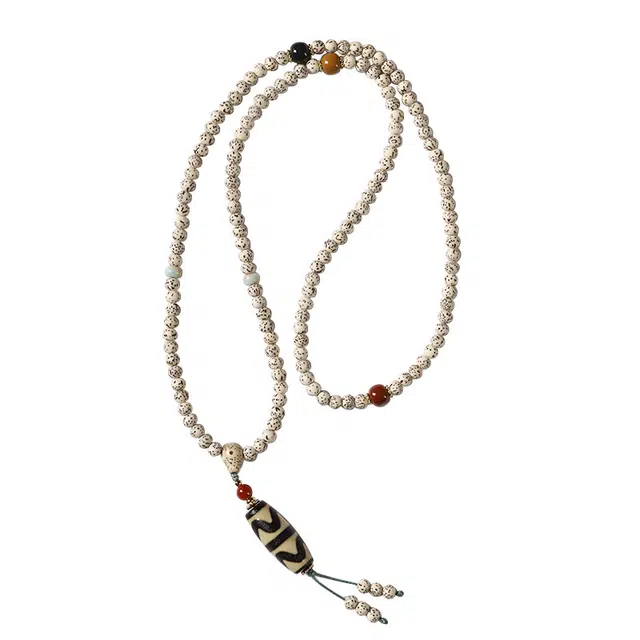 郁馨 考研考试上岸多圈盘玩创意盘玩佛珠手饰天珠流苏吊坠吉祥如意本命年转运珠 #好运 星月菩提 手串 男女同款情侣款