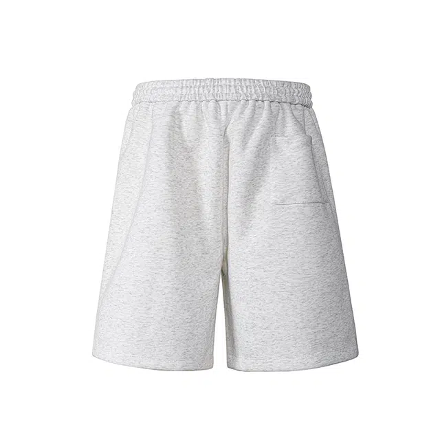 欧路得 美式小狗刺绣运动宽松直筒五分休闲短裤 男款