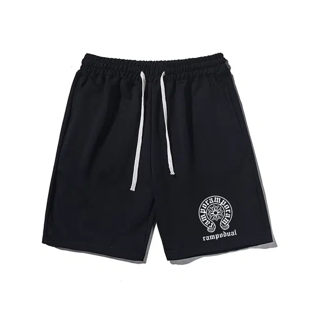 乱步 复古宽松潮牌百搭运动透气休闲短裤 男女同款