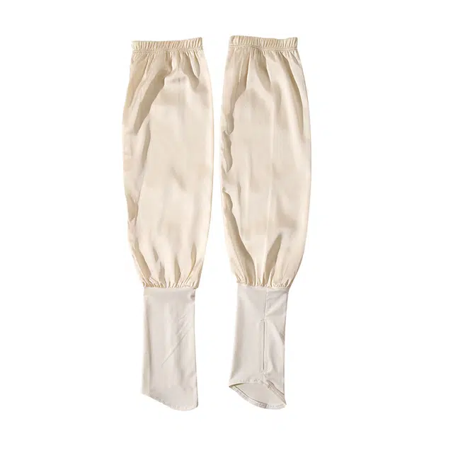 南极人 冰丝袖套夏季薄款透气宽松冰袖开车骑行遮阳护袖防紫外线加长款手袖轻薄 聚酯纤维 防晒袖 女款