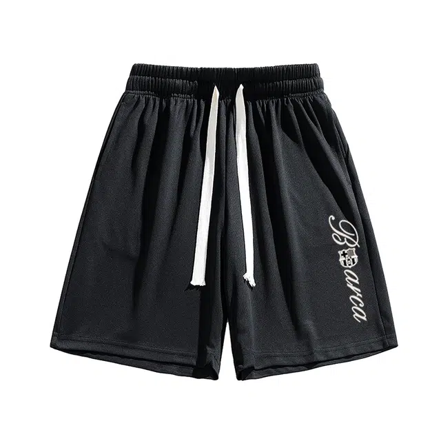 巴塞罗那足球俱乐部 美式健身跑步训练运动五分速干透气日常通勤休闲短裤 男女同款