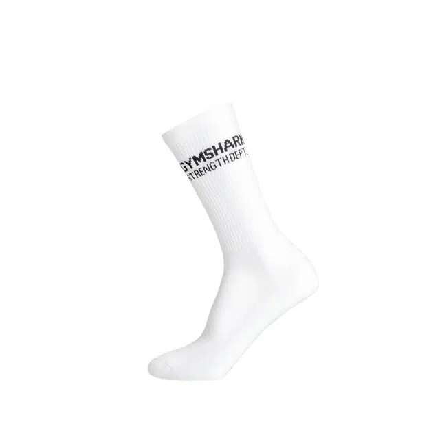 GYMSHARK Strength Dept. Graphic Crew Socks 1