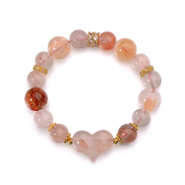 【真爱至上灵隐上上签】 周帝王 正缘桃花本命年国风小众新中式复古平安喜乐新中式福禄吉祥百搭好运天然 黄水晶 手串 男女同款情侣款