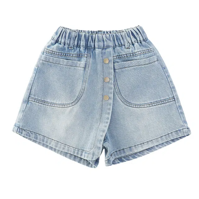 泰迪珍藏 纯色潮流透气亲肤短裤 儿童款