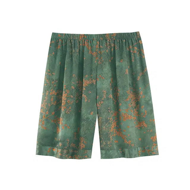 俏霓桐 薄款时尚轻奢高级感复古休闲简约舒适凉感家居服可外穿夏季睡衣套装 男款