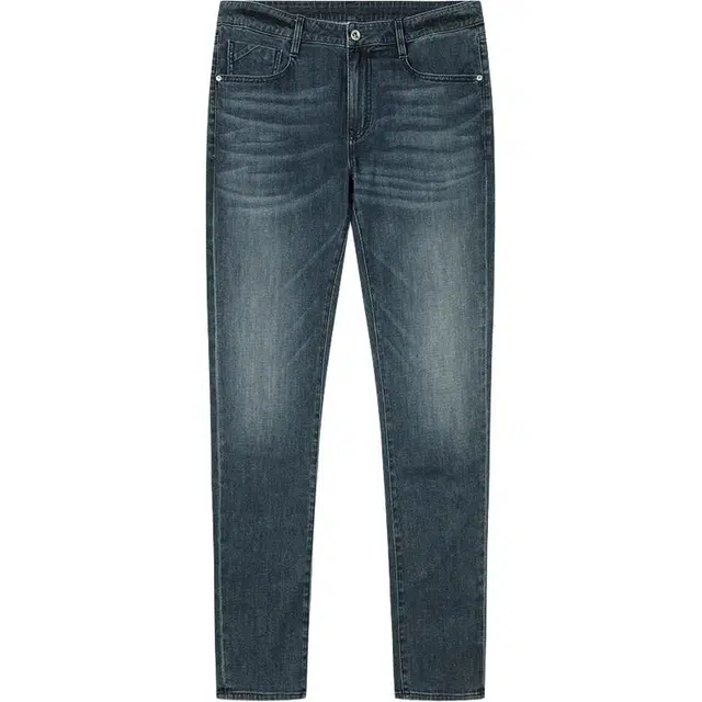 利郎 透气商务通勤低腰长裤牛仔裤 男款