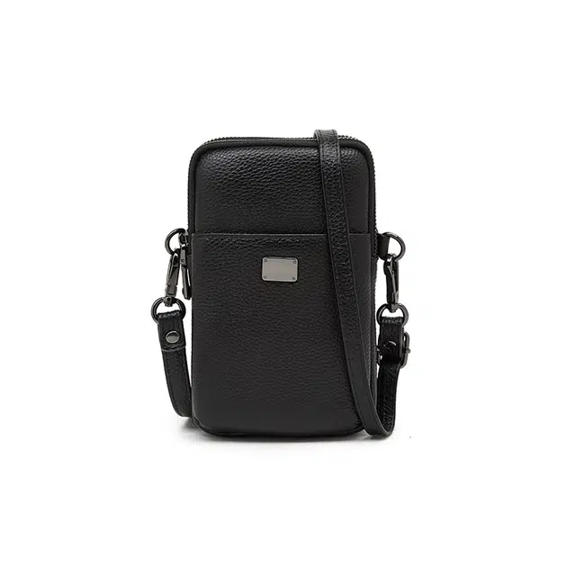 老人头 简约时尚优雅日常通勤纯色 牛皮 单肩斜挎包 女款 多色